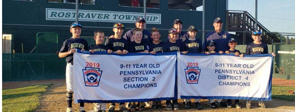 Win Little League District 9 Tourney and advance to Section Tourney July 11-14, 2024 Bullskin Twp.